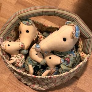 Boutique toys. Mouse family, hand made